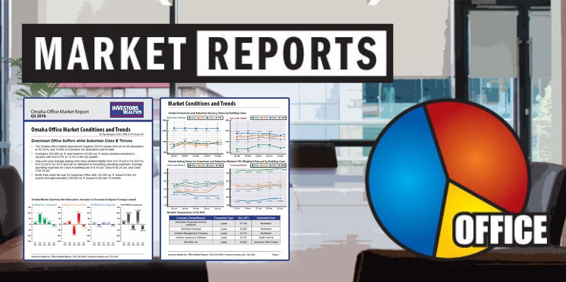 Investors Realty Inc. – Q3 2016 Omaha Office Market Report