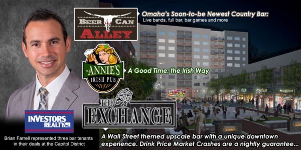 Three New Bars Coming to Omaha from Commercial Real Estate Expert Brian Farrell