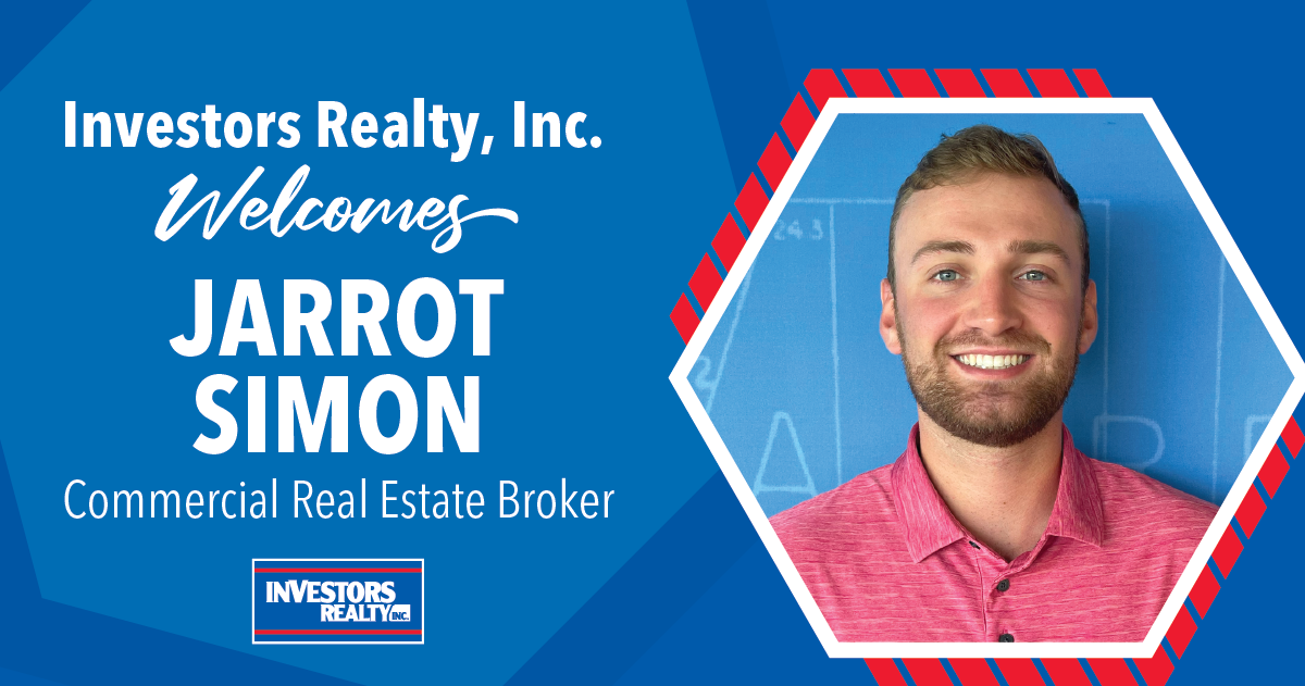 Investors Realty Welcomes Jarrot Simon!